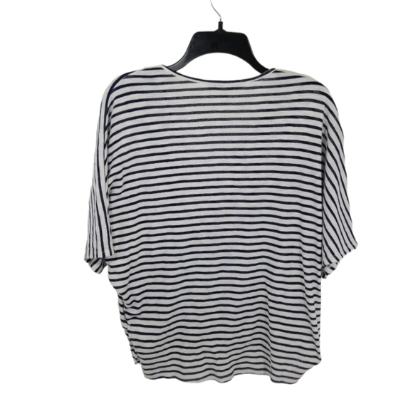 {Anthropologie} Eri + Ali Joceline Striped Wrap Top - Picture 9 of 10